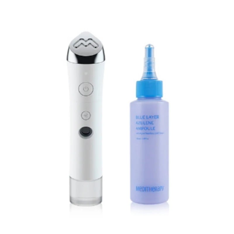 【大人気】ブルーレイヤーミストアンプルジェット美顔器　マイクロカレント EMS 水分 保湿 鎮静 ミスト化粧水 ウォーターニードル 霧噴射 乾燥肌 ツヤ肌 水光 韓国コスメ 水光トックス アズレン