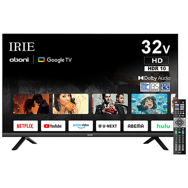 FFFSMARTLIFECONNECTE　液晶テレビ IRIE [ 32V型 / ハイビジョン / YouTube 対応 ]　FFF-TV32WG