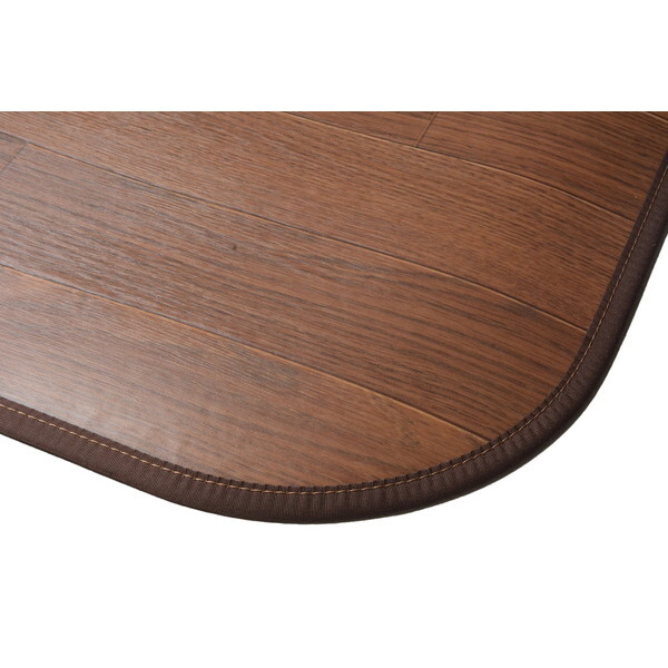 350114635 消臭加工付き 木目調フリーマット 45×240 ダークブラウン メーカー直送