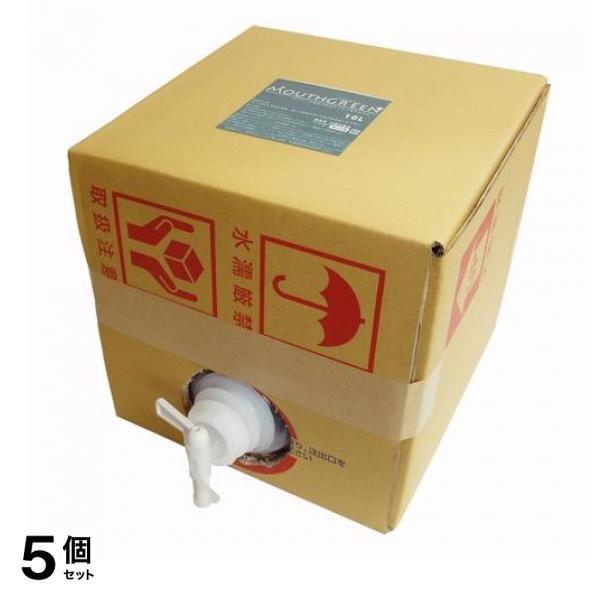 業務用 口腔化粧品 マウスグリーン洗口液 10000mL 5個セット