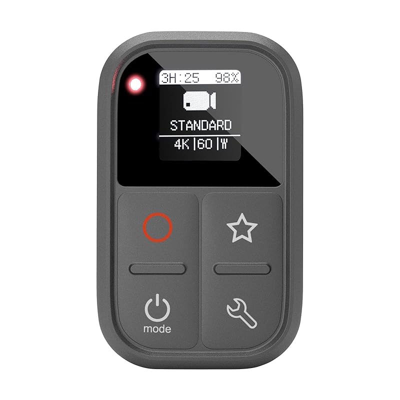 Camnoon GoProHero11/10/9/8ブラック/マックス/7ブラック/6ブラック交換用 防水スマートBTワイヤレスリモコン OLEDスクリーン 内蔵バッテリー 大きな作動距離80メートル