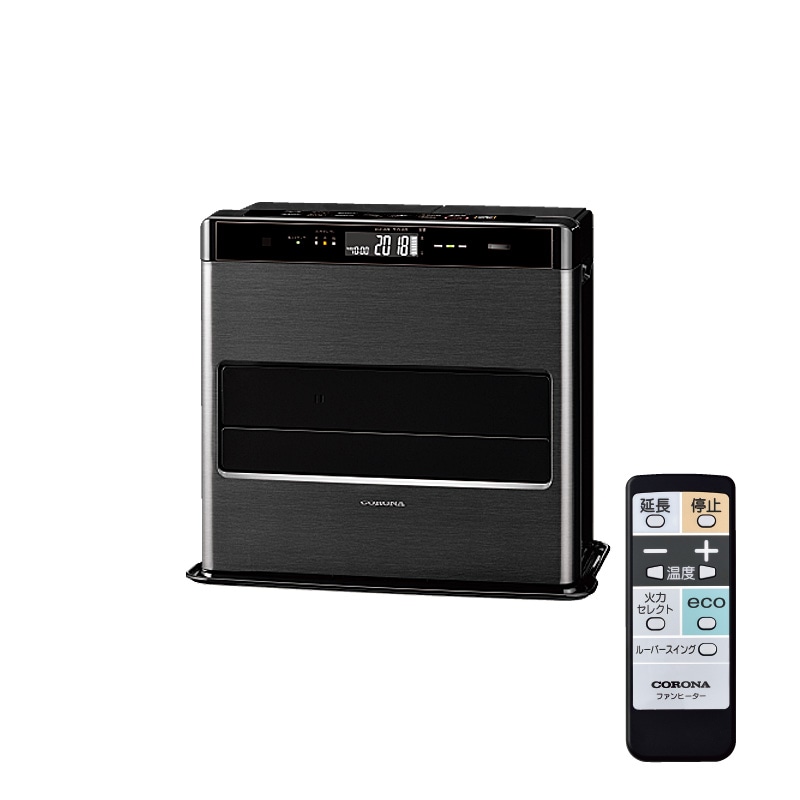コロナ CORONA FH-CWZ46BYG(KG) WZシリーズ 石油ファンヒーター 主に12畳用 木造12畳・コンクリート17畳まで 4.62～0.72kW グランブラック 2025年モデル