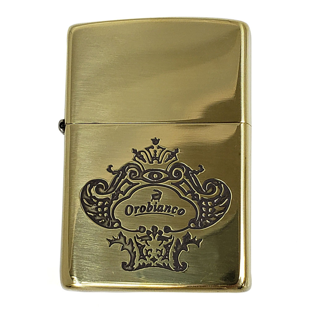 オロビアンコ Orobianco ZIPPO ライター ジッポー 片面エッチング BSいぶし加工 日本製 正規品 喫煙具 アウトドア シルバー ORZ-002-BS