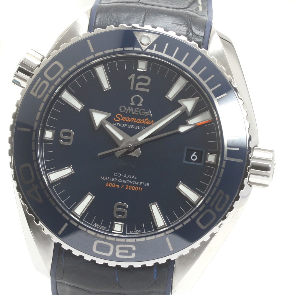 オメガ OMEGA 215.33.44.21.03.001 シーマスター 600 プラネットオーシャン マスタークロノメーター 自動巻き メンズ 美品 _869064【中古】