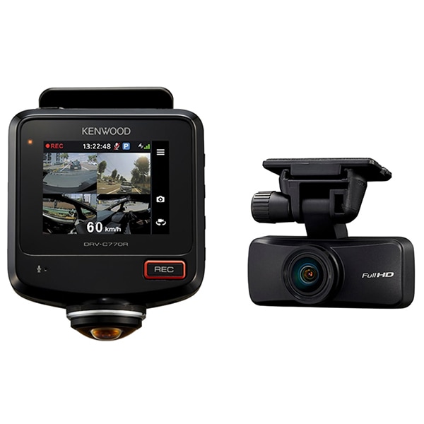DRV-C770R 360撮影対応2カメラドライブレコーダー