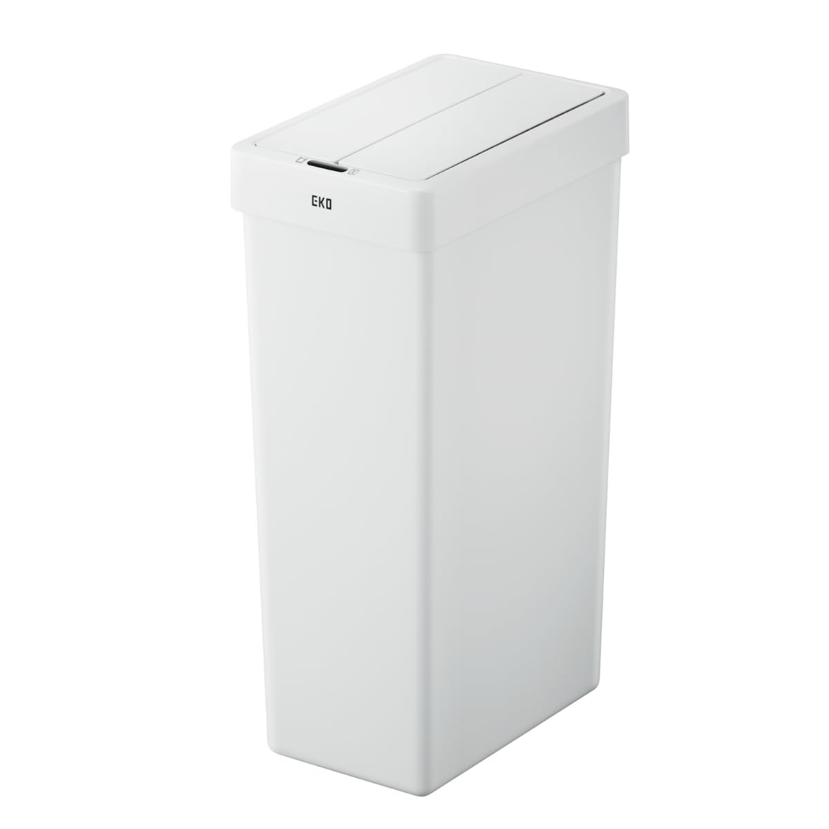 最安値挑戦中 EKO ゴミ箱 自動開閉 エックスウイング ライト センサービン ホワイト 30L ふた付き インナーボックス無し EK6277P-30L-WH