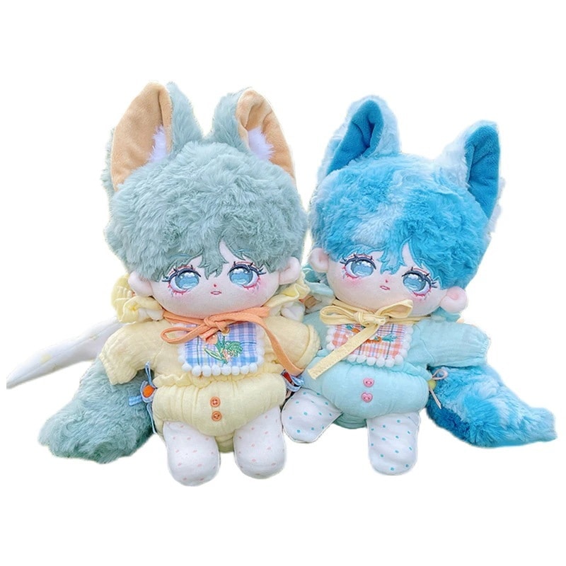 スマーフ ぬいぐるみ 20cm 本体 無属性 10cm 15cm 40cm コットンドール 獣尾獣耳付け 男の子 着せ替え人形 日常服人形 韓国ファッション アイドル ぬいぐるみ用 ドールウェア 服