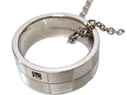 ダナスダイヤモンドネックレス/Danas Blackclassステンレスネックレス/プレゼント/ギフ