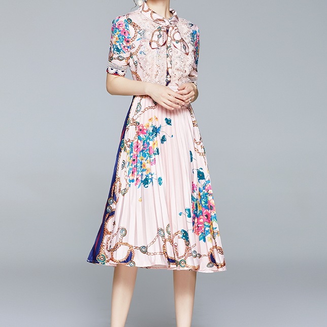 新作 秋冬 レディース 春夏 ワンピース ひざ丈 マキシ マキシ丈 袖あり 5分袖 ハイネック