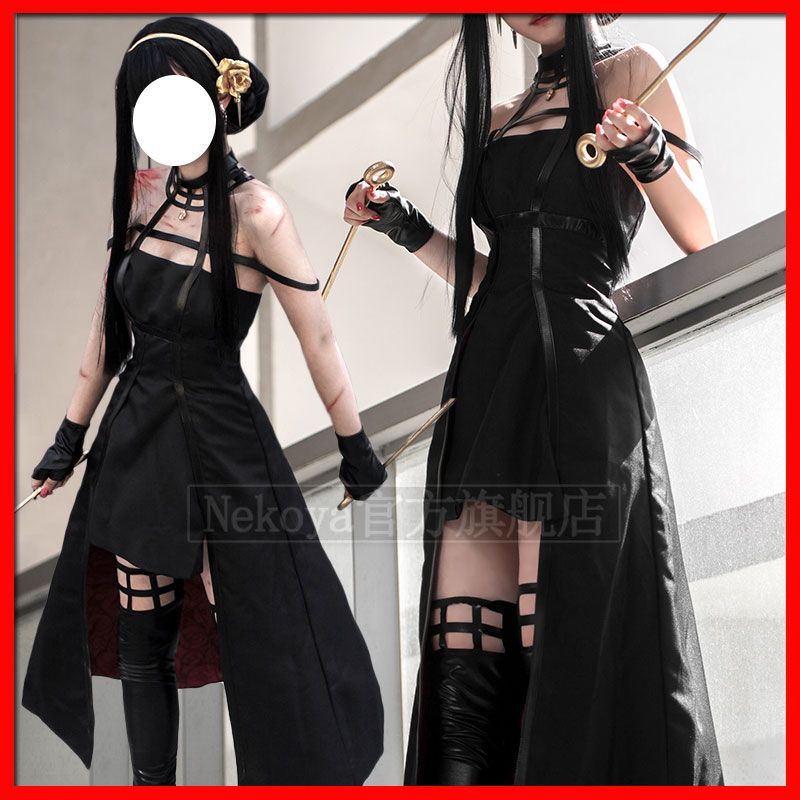Nekoyaヨールブレアcos服スパイままごと二次元いばら姫現物女性黒スカート