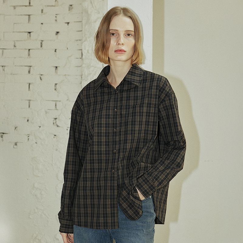 LINE CHECK SHIRT_2 colors