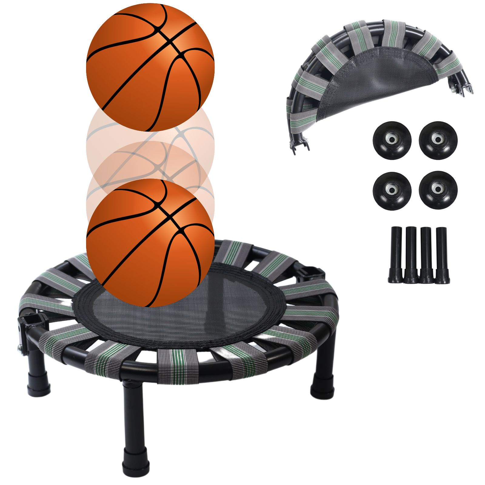 サイレントドリブル バスケットボール 静音 ドリブル 練習 室内 折りたたみ 吸盤 防音 自宅 バスケ 静か 家 自主練習 ドリブル練習 エアードリブル ドリブルネット