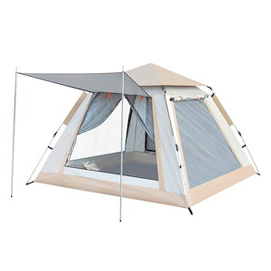 テント自動雲霧灰キャンプテント日焼け止めキャンプ4面テント12397