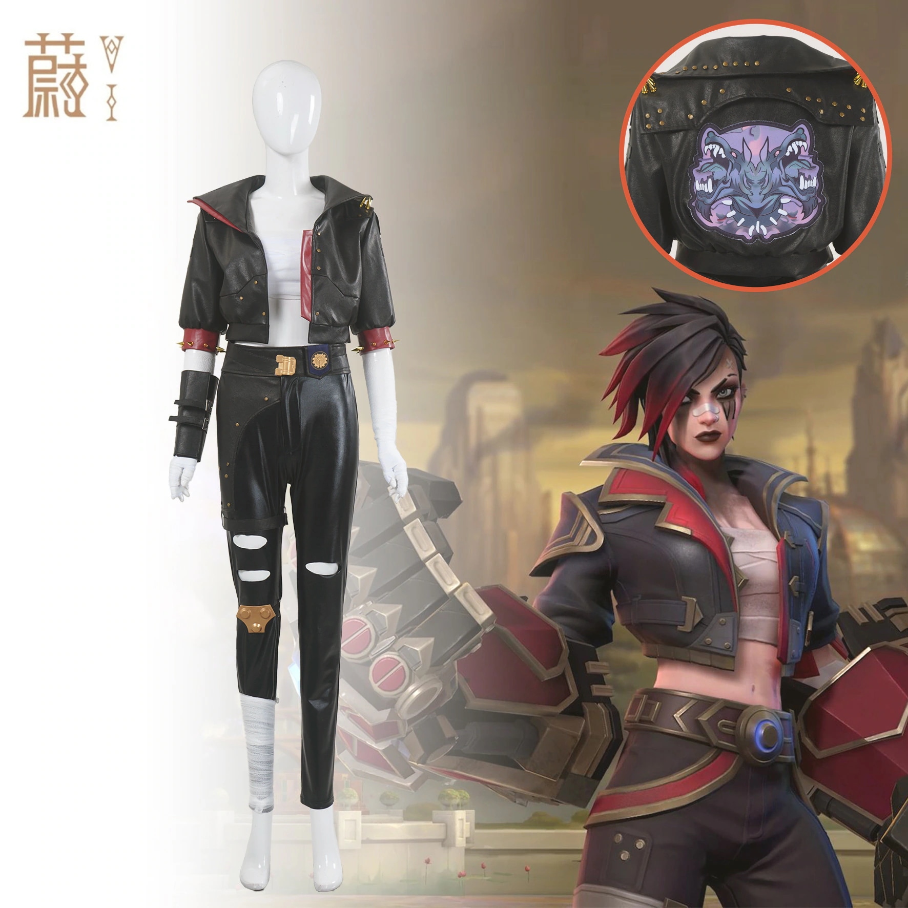 リーグ・オブ・レジェンド：二都市の戦い2 コスプレ衣装 ピルトーヴァー法執行官 ウェイ ゲームキャラクター パフォーマンス衣装 コスプレ