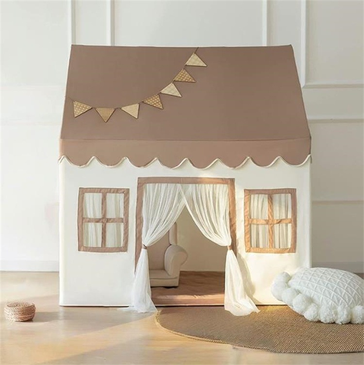 激安セール 就寝可能なインテリアテント プリンセスキャッスルデザイン 男の子・女の子兼用 ゲームハウス兼用