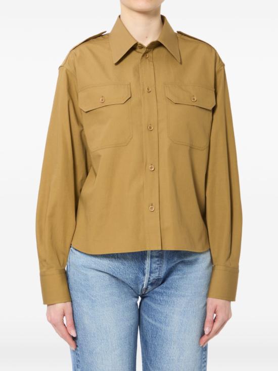CELINE Women Shirts RC0BU3318 18CH Marrone chiaro