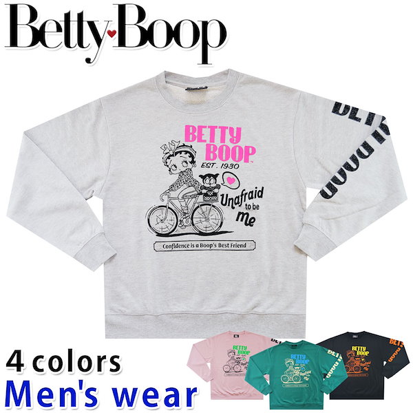 Qoo10] ベティちゃん 長袖 トレーナー メンズ