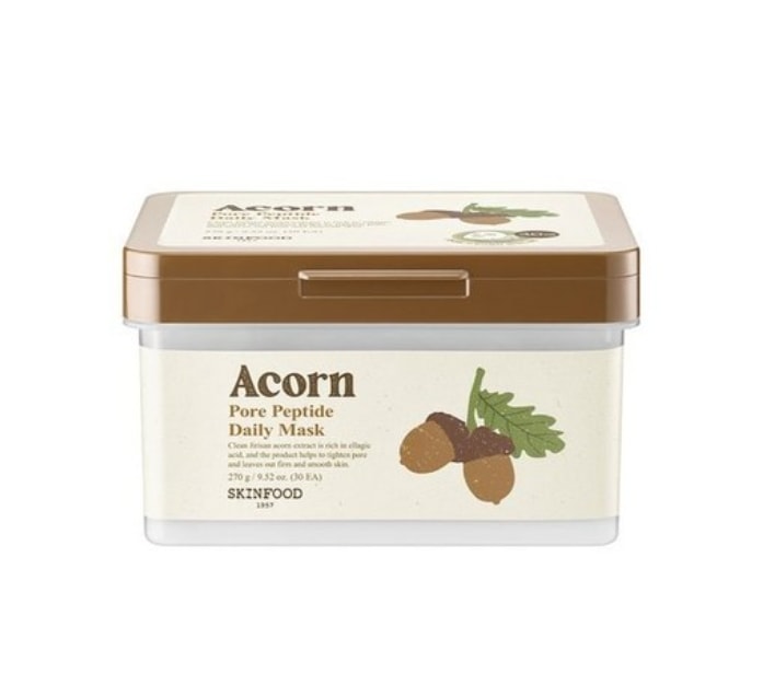 【引き抜く5分クイックマスクパック】ドングリパック エイコンポアペプチド デイリーマスク 30枚