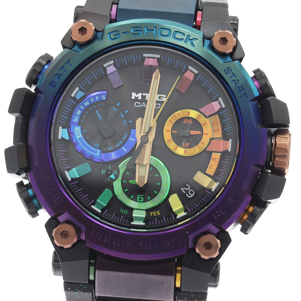 カシオ CASIO MTG-B3000DN-1AJR G-SHOCK MT-Gシリーズ Bluetooth ソーラー電波 メンズ 美品 箱・保証書付き_939824【中古】