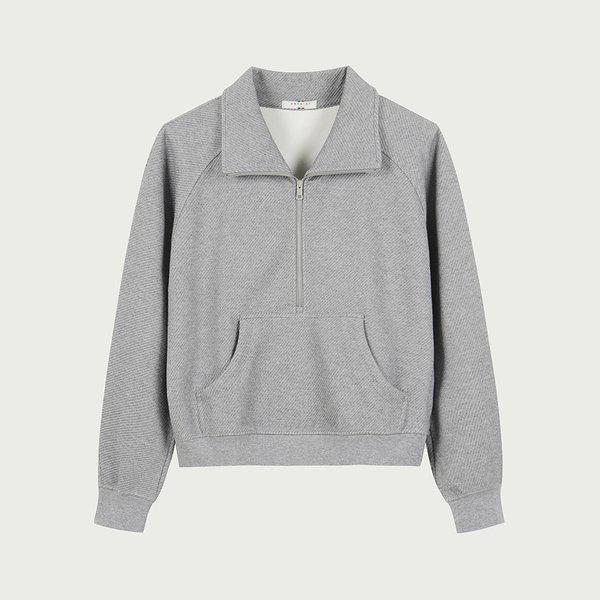 []女性ハーフジップスウェットシャツ_055(10560-131-216-69)