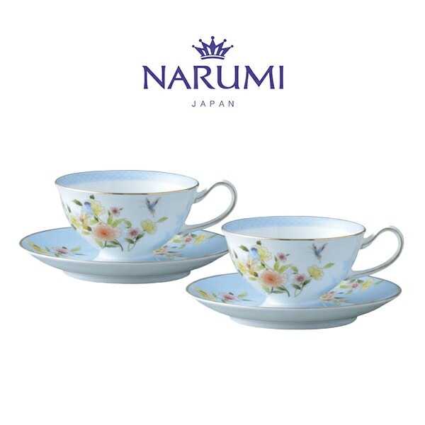 ラマージュ ティーコーヒー碗皿セット 200cc 2人用 NARUMI(ナルミ) 52468-23078 食器 ティーカップ コーヒーカップ ソーサー ペア r7c