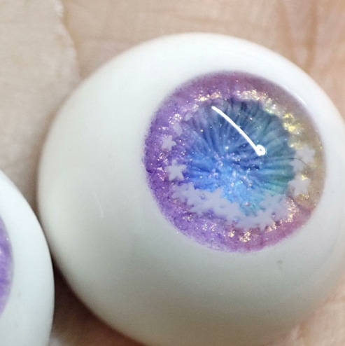 [こんぺいとう] BJD人形用レジンアイ グレー系ドール用樹脂眼 真人風8/4 8/5 10/4 10/5 10/6 12/4 12/5 12/6 12/7 14/5 14/6 14/7 14/8