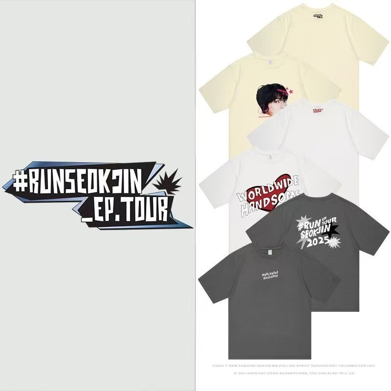 【Lサイズ】BTS ジンWWH Tシャツ RUNSEOKJIN １回着用中古品 BTS ジン 顔Tシャツ ソウルコン 韓国 RUNSEOKJIN Lサイズ - メルカリ