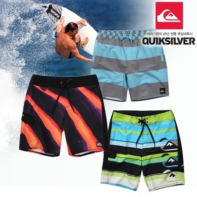 [스포츠 캐주얼 45년 역사의 퀵실버록시]Qucik Silver 보드숏 모음전
