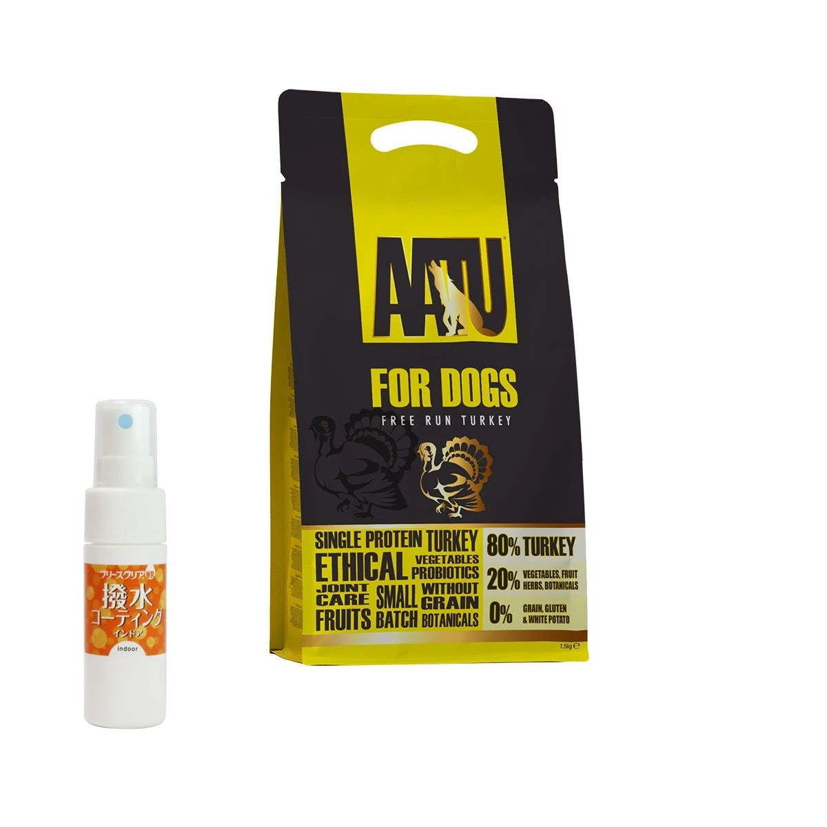 ドッグフード ターキー 1.5kg【撥水コーティングインドア(水回り用) 20ml付き】