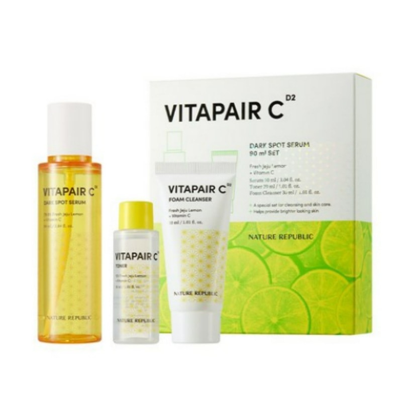 ビタフェアC 雑ティーセラム 90ml 大容量企画セット (雑ティーセラム+トナー+フォームクレンザー)