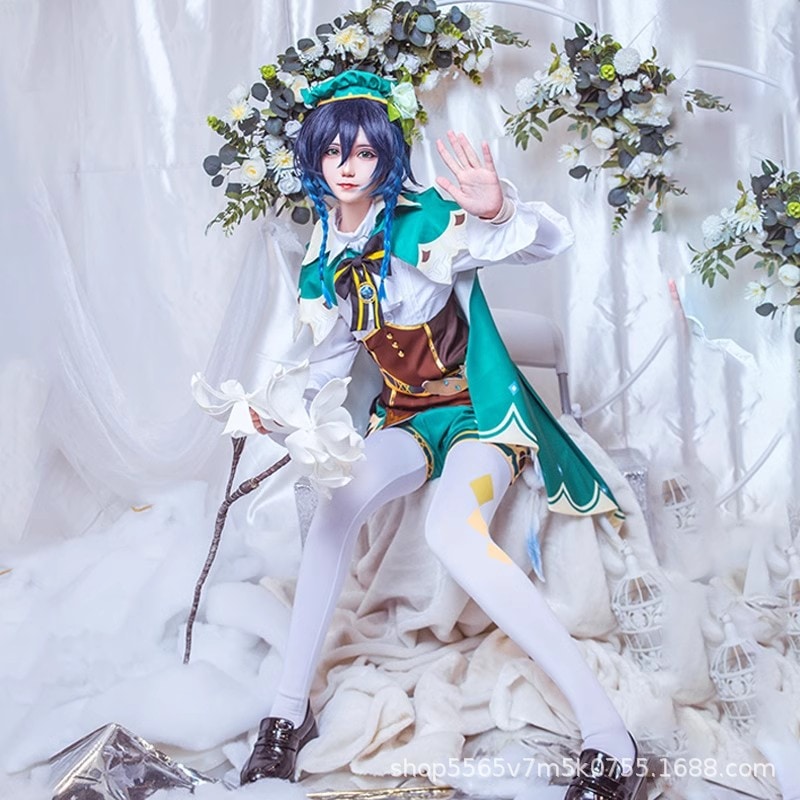 【即納】 元神ウェンディcos服风神ババルトス可爱い风コスプレゲーム二次元衣装男女 イベント用品