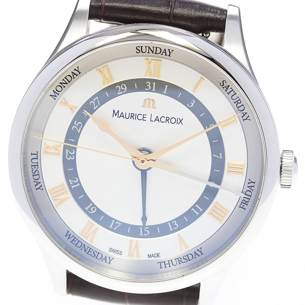 モーリスラクロア MAURICE LACROIX MP6507-SS001-110-3 マスターピース 5ハンズ 自動巻き メンズ 未使用品 保証書付き_861792【中古】