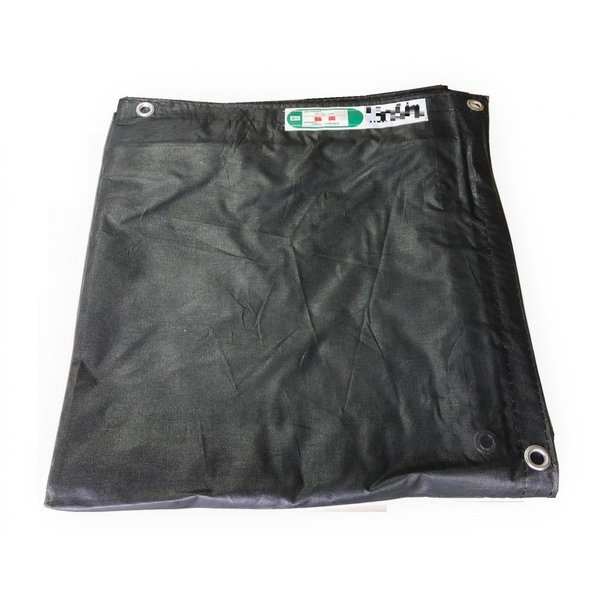 防炎メッシュシート 0.9ｘ6.3ｍ 10枚入り ブラック ネットシート 飛散防止 メッシュシート