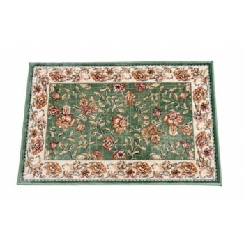 セリーヌマット ベルギー製モケット織り 玄関マット 50x80 グリーン R1400750Gn