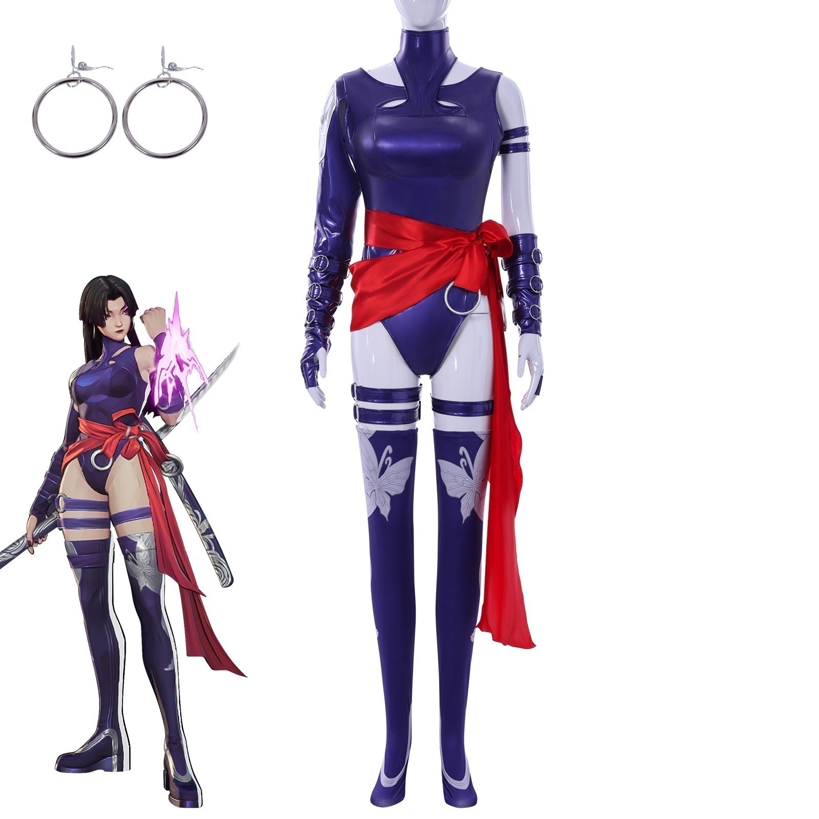 【人気爆売れ】正規品漫威争鋒cos コスプレ コスチューム霊蝶復讐使者コスプレ にじげんコスプレいしょう