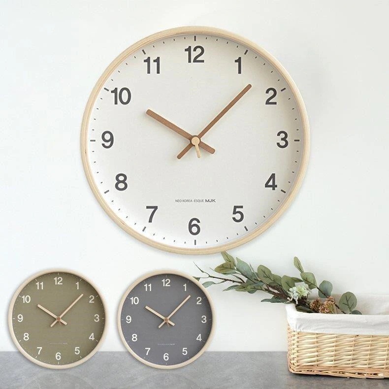 壁掛け時計 掛け時計 デジタル 静か 静音 北欧 連続 秒針 静か 見やすい かわいい レトロ ナチュラル シンプルなデザイン 非電波 子供部屋 お祝い ギフト 30CM 5,187円