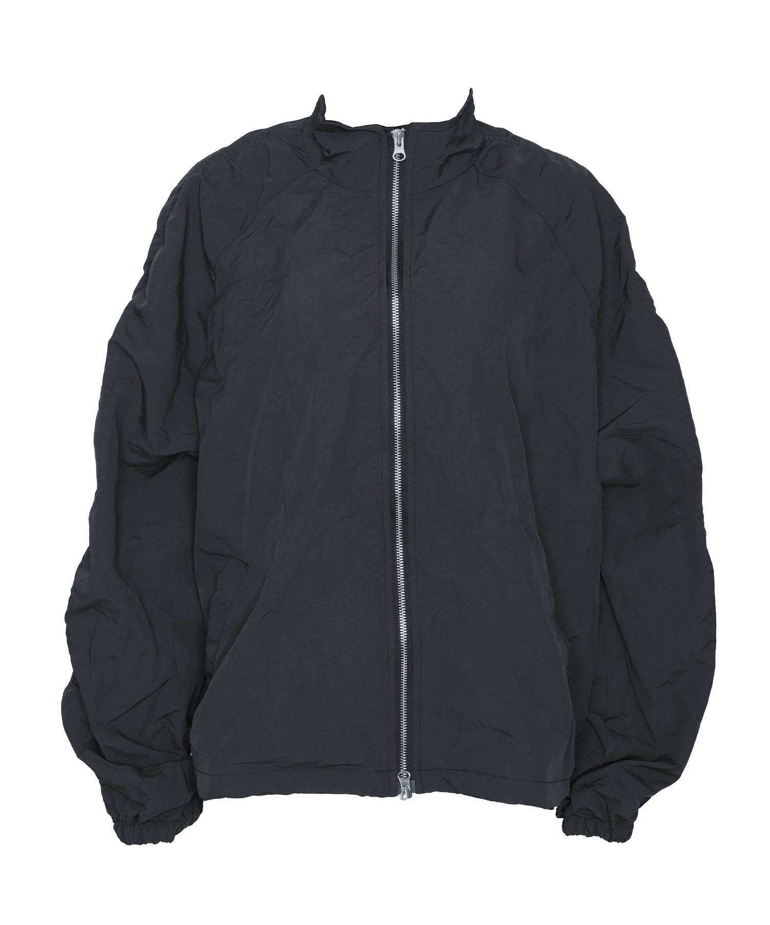 WAVE PUCKERING JUMPER（BLACK）/size：OS