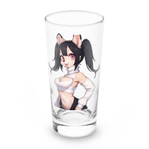 【文字入れ可能受注生産】タスマニアデビルの女の子　キャサリン ロンググラス