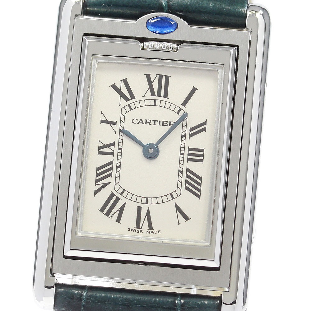 カルティエ CARTIER W1011258 タンクバスキュラントMM クォーツ メンズ 美品 _870290【中古】