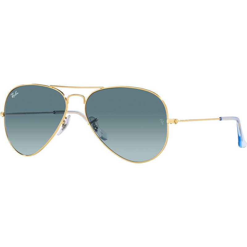 レイバン　RayBan サングラス AVIATOR LARGE METAL 58mm ポリッシュゴールド/ブルーグラディエント　RB3025 0013M58