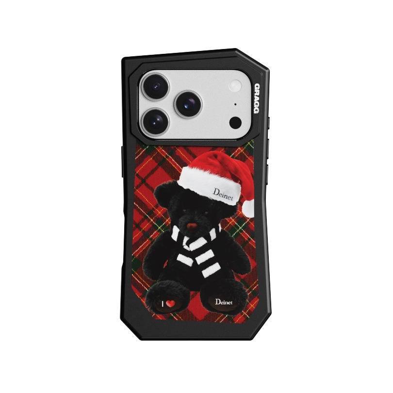 【GRAGG】 MAGSAFE LANDING CORNER CASE BLACK - SANTA BEAR IN 正規品