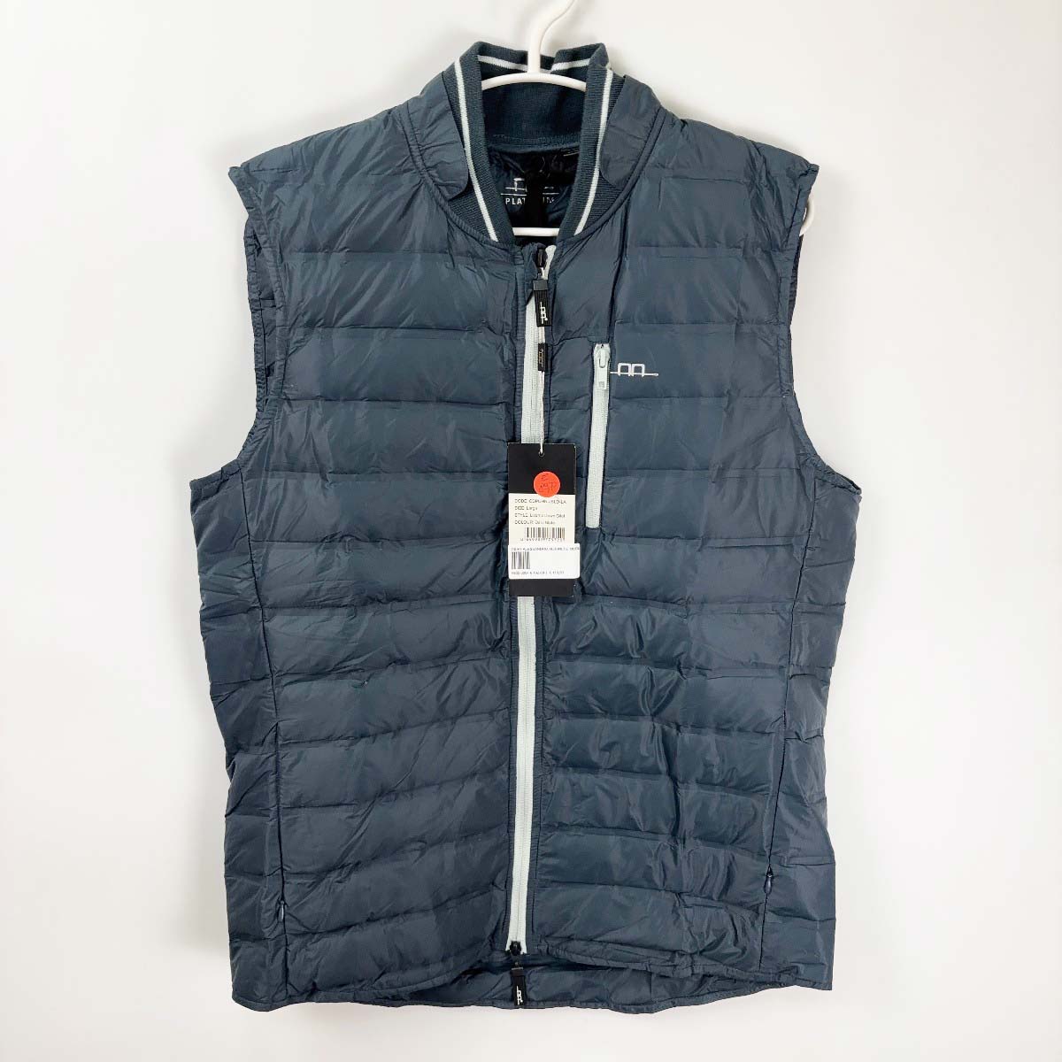 【中古・未使用品】Horseware AA Platinum Livorno ダウン ベスト L メンズ 乗馬 馬術