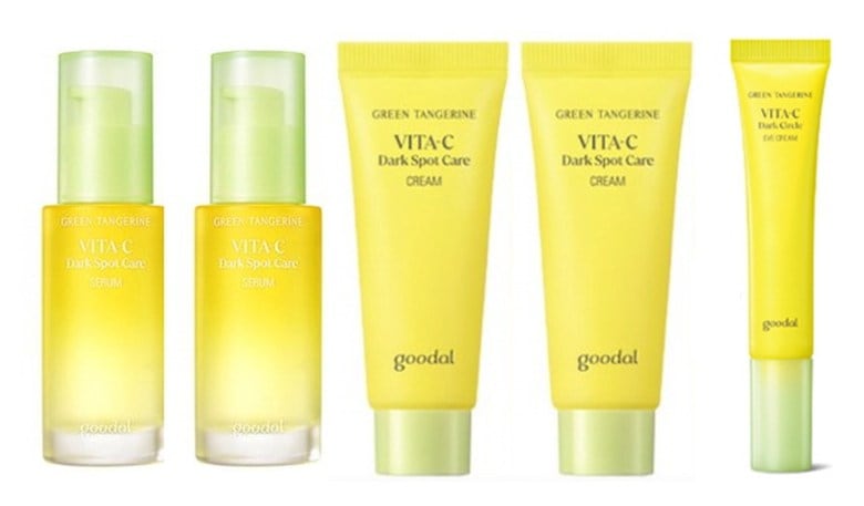 ビタC プチケア セラム ダブルセット ( セラム 30ml 2個+クリーム 40ml 2個+アイクリーム 15ml )