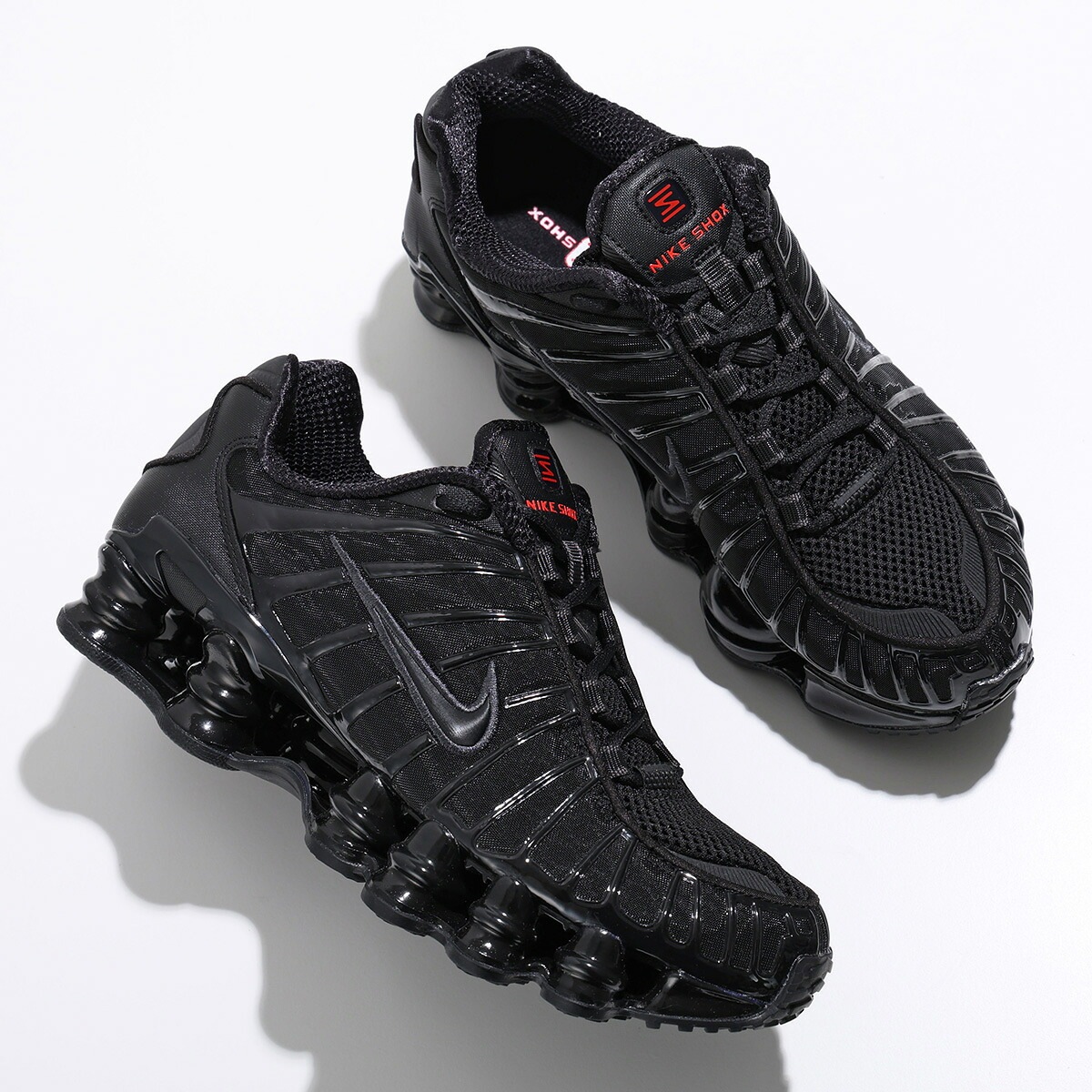 NIKE ナイキ スニーカー SHOX TL ショックス AR3566 レディース ローカット ロゴ シューズ 靴 002/BLACK-MTLC-HEMATITE