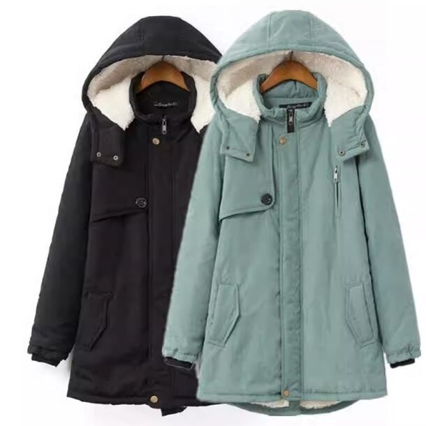 アウター フーディー コート シャンパー 袖あり 長袖 ハイネック もこもこ ファスナー ポケット 前開き 綿 ボア 厚手 裏起毛 大人可愛い カジュアル 大人 上品 おしゃれ お洒落 大人女子