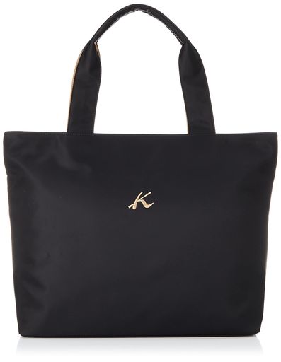 A4サイズ対応 トートバッグ R-0686 レディース ブラック/カフェオレ [黒] 15671