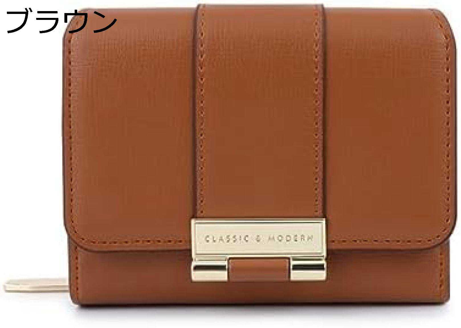 【20%OFFクーポン】三つ折り財布 レディース 無地 小銭入れ お札/カード入れ 手のひらサイズ 大容量 シンプル かわいい ウォレット ミニ財布 短財布 軽量 コンパクト ギフト 多機能