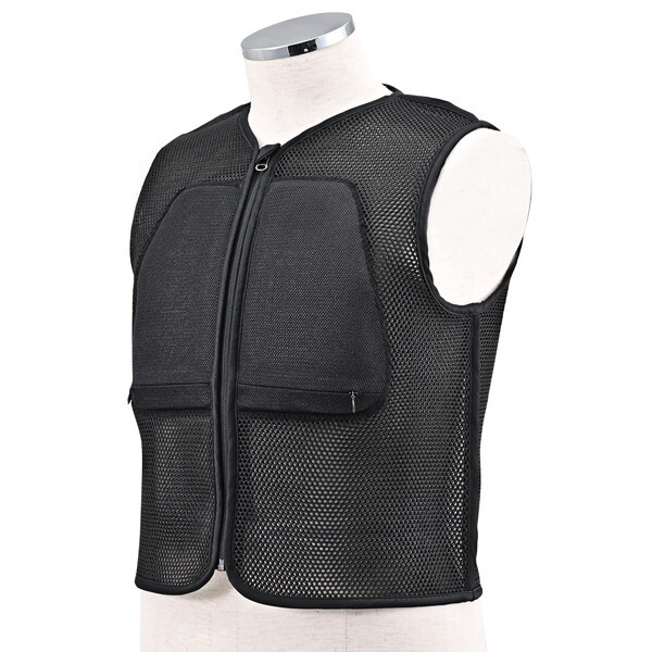 D60942 SAS-TEC サステック バイク用 プロテクターインナーウェア CE規格 JMCA推奨 瞬間硬化 フルメッシュ メッシュプロテクタベスト DP-009 ブラック Mサイズ 60942
