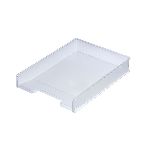 （まとめ）サンカ デスクトレー（頑丈トレー）A4タテ クリア SDT-PCCL 1個 [x5セット]