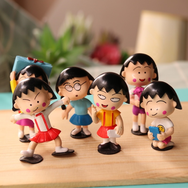ちびまる子ちゃん 手持ち式 オフィス おもちゃ 模型 装飾品 誕生日プレゼント カーアクセサリー